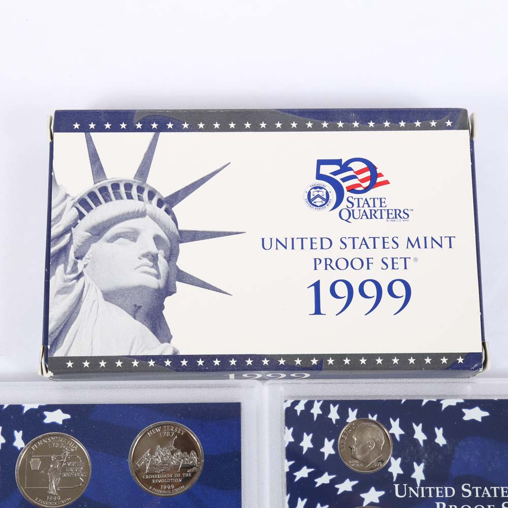 1999 United States Proof Set and 2001 United States Proof Set