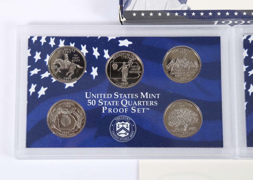 1999 United States Proof Set and 2001 United States Proof Set