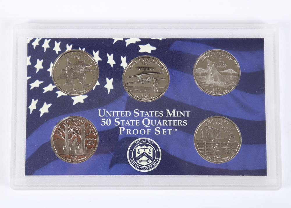 1999 United States Proof Set and 2001 United States Proof Set