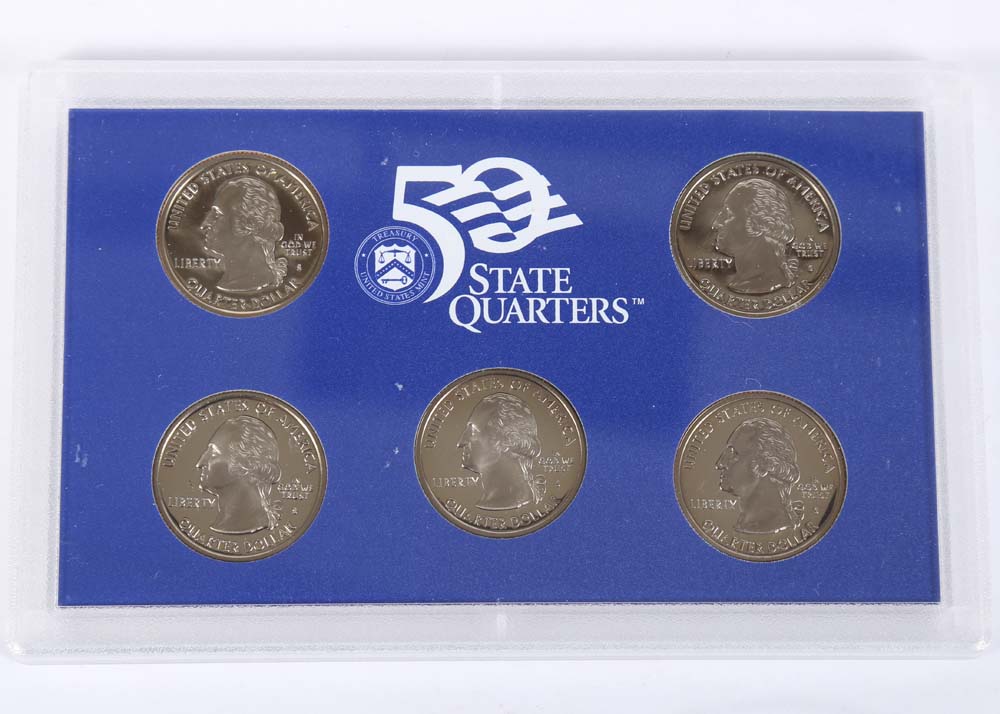 1999 United States Mint Proof Set and 2001 United States Mint Proof Set