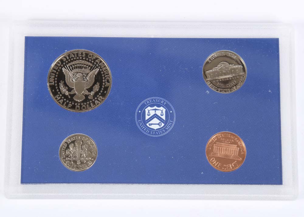 1999 United States Mint Proof Set and 2001 United States Mint Proof Set