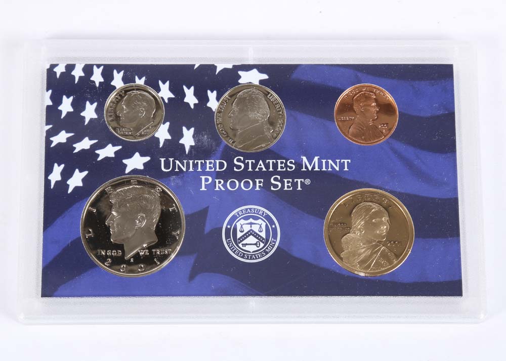 1999 United States Mint Proof Set and 2001 United States Mint Proof Set