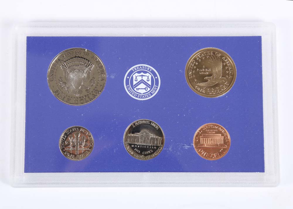 1999 United States Mint Proof Set and 2001 United States Mint Proof Set