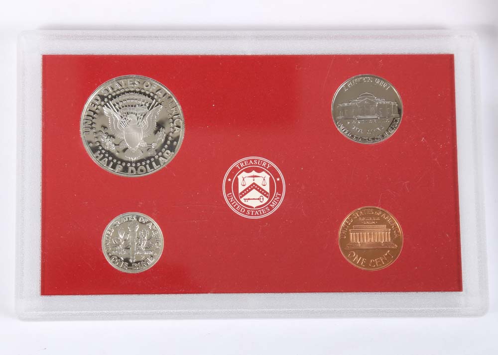 1999 United States Mint Silver Proof Set and a 1999 Proof Set
