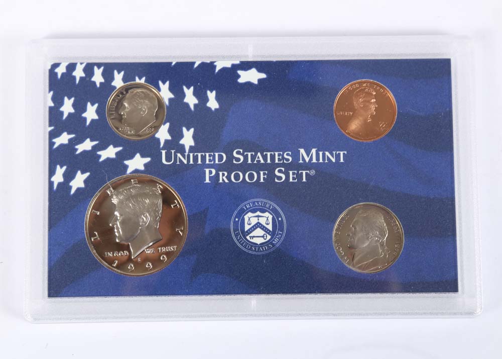 1999 United States Mint Proof Set and 2001 United States Mint Proof Set