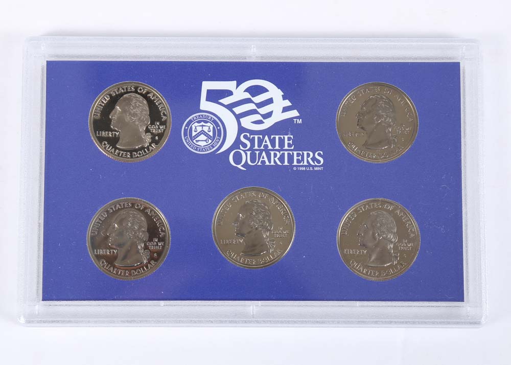 1999 United States Mint Proof Set and 2001 United States Mint Proof Set