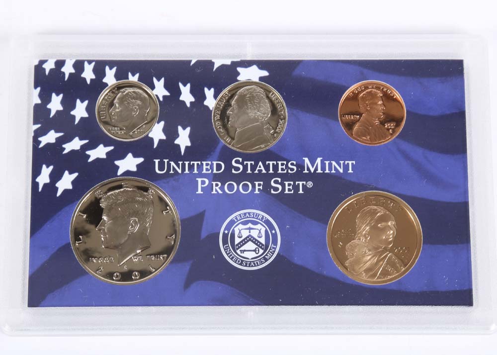 1999 United States Mint Proof Set and 2001 United States Mint Proof Set