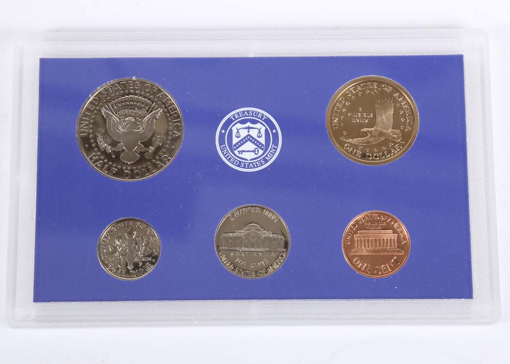 1999 United States Mint Proof Set and 2001 United States Mint Proof Set