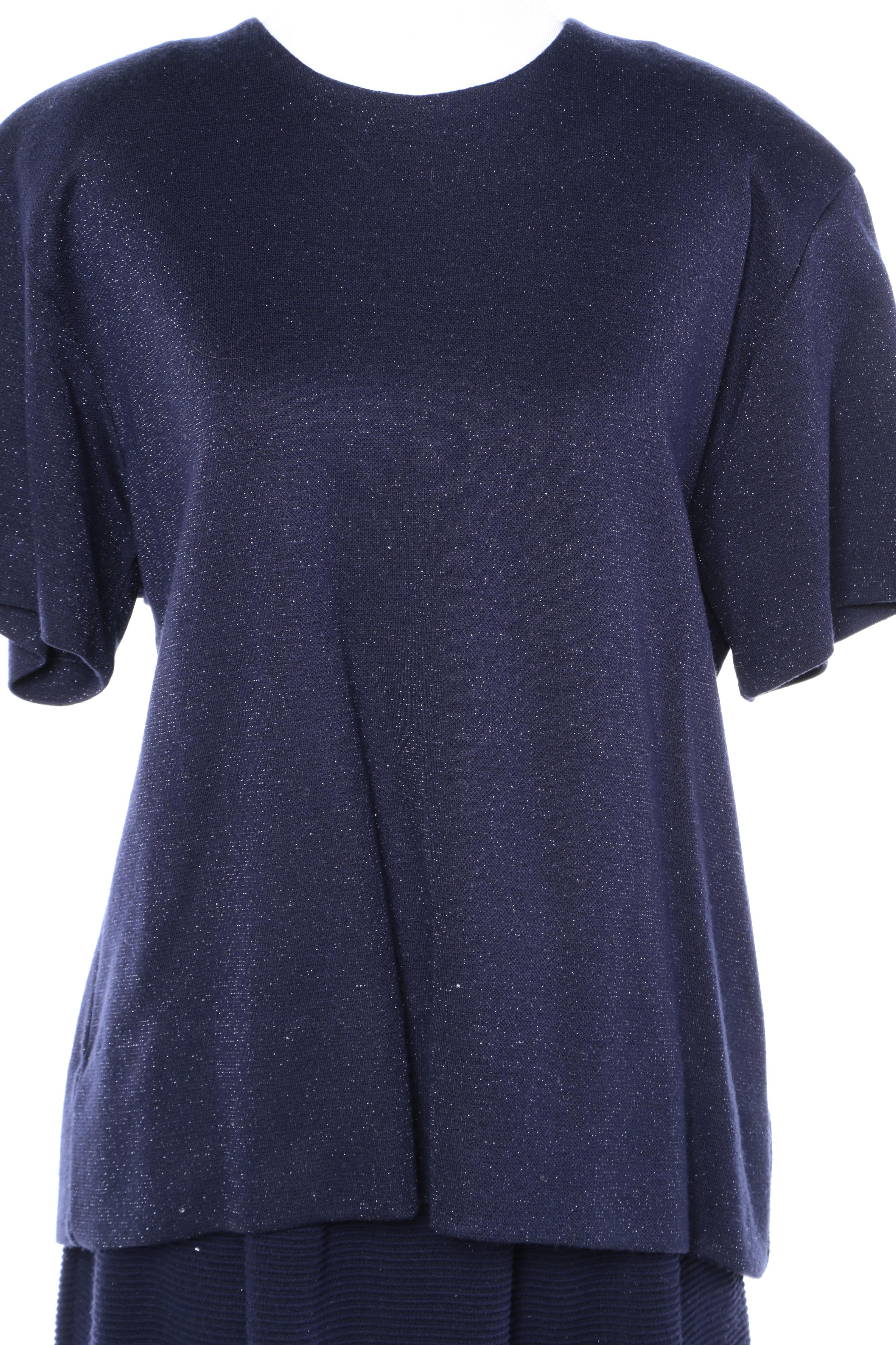 Women's Vintage Popovitch & Company Navy Skirt Suit