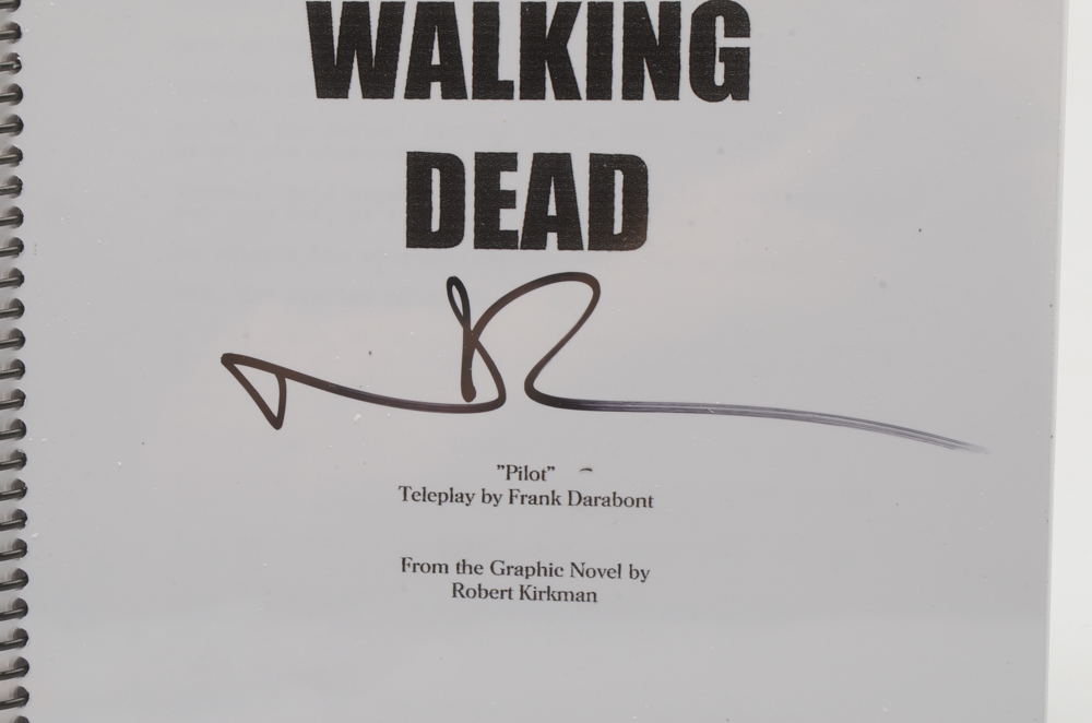 Norman Reedus Signed "Walking Dead" Script with COA