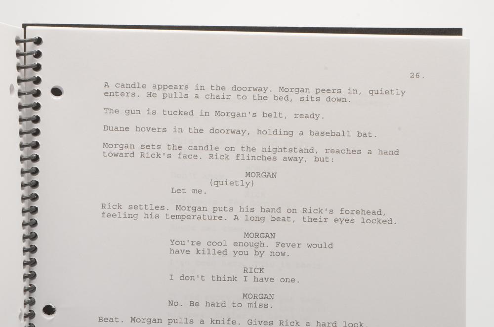 Norman Reedus Signed "Walking Dead" Script with COA