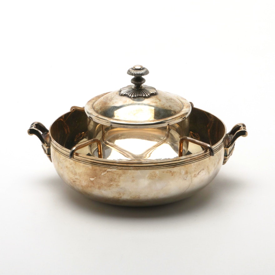 Christofle Silver Plate Caviar Server