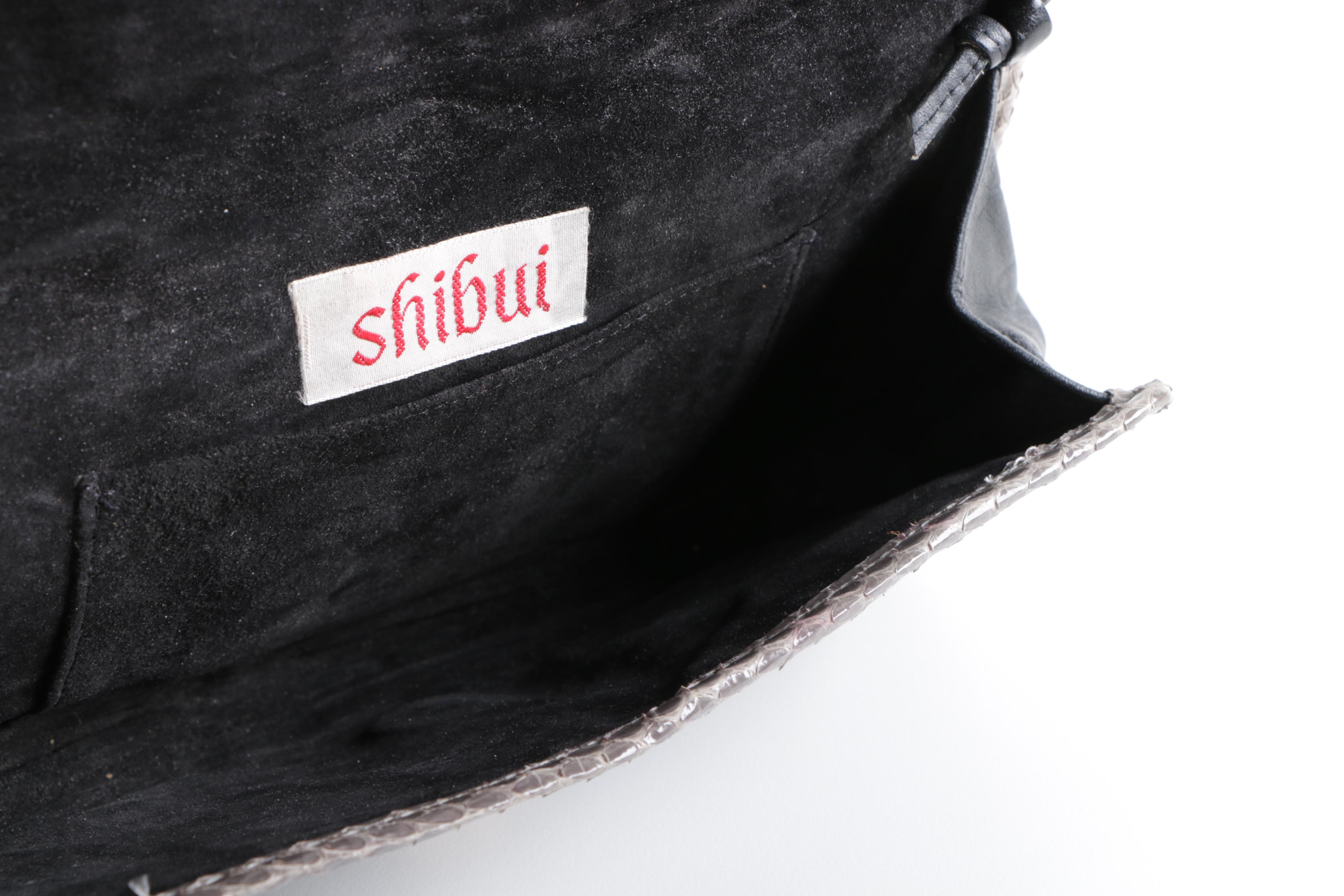 Shibui Patchwork Dyed Snakeskin Handbag