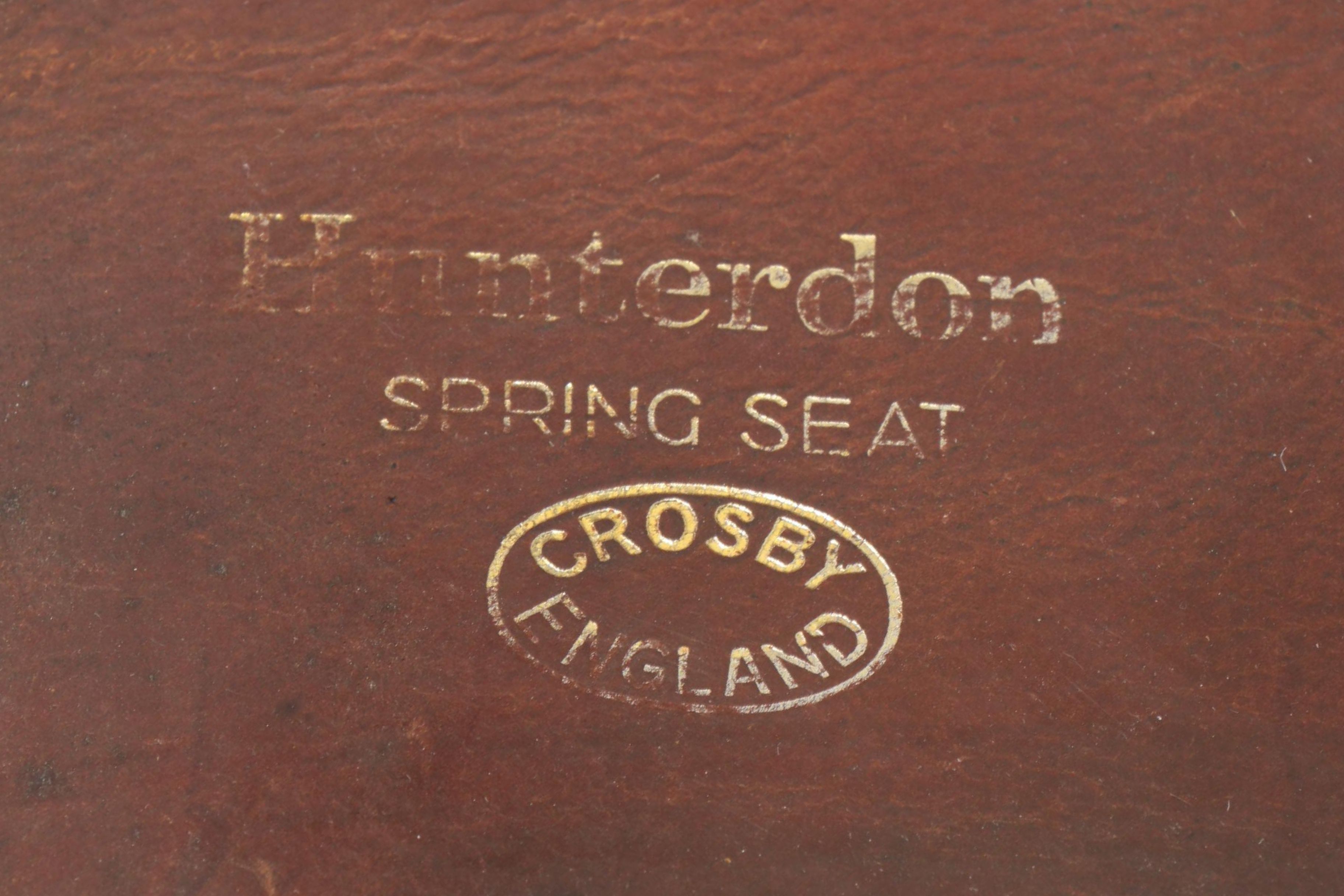 Crosby Hunterdon English Saddle with Stubben Stirrup Irons