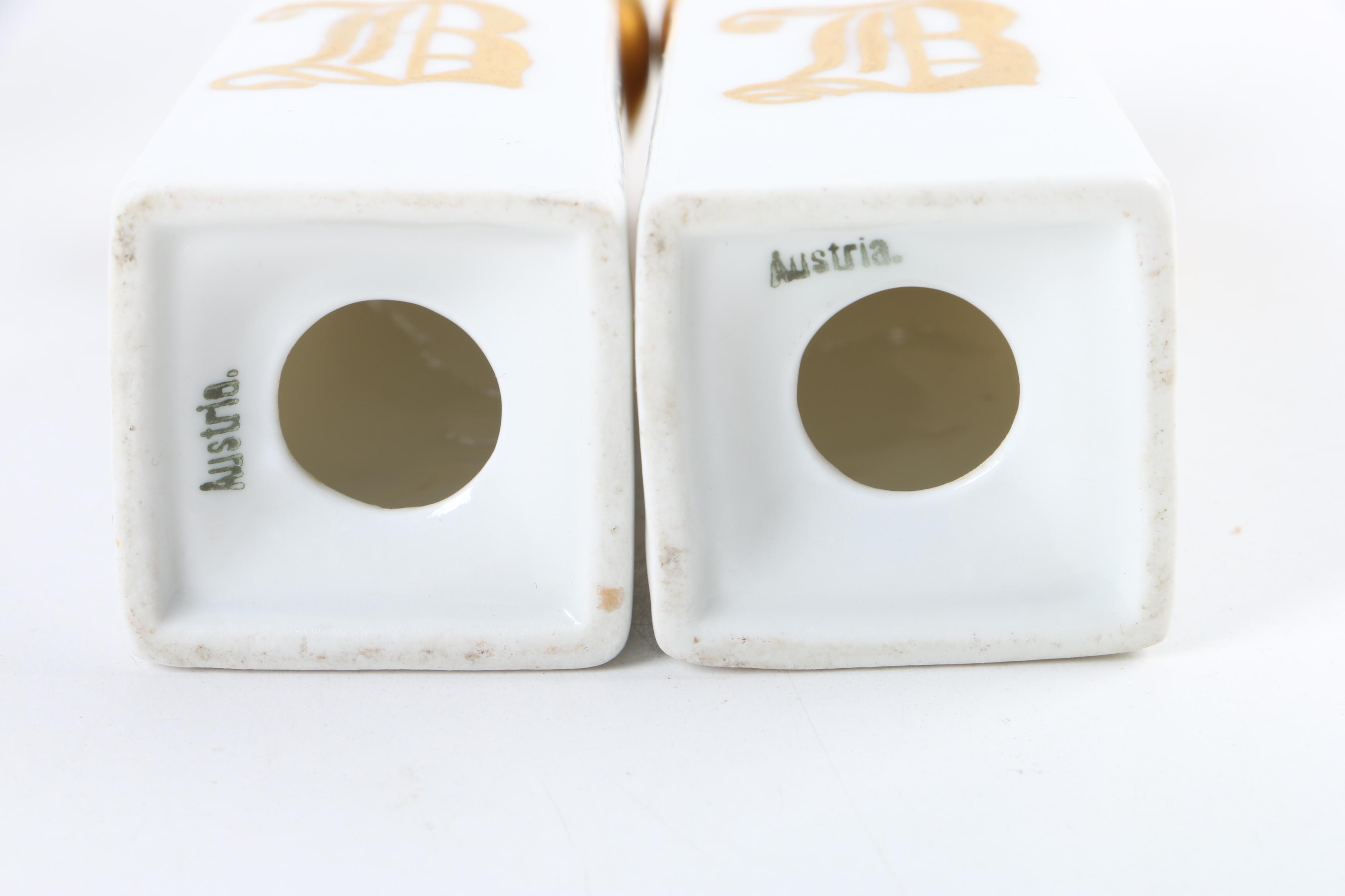 Vintage Art Deco Hand Painted Serveware from Nelda Mutual Art Studio