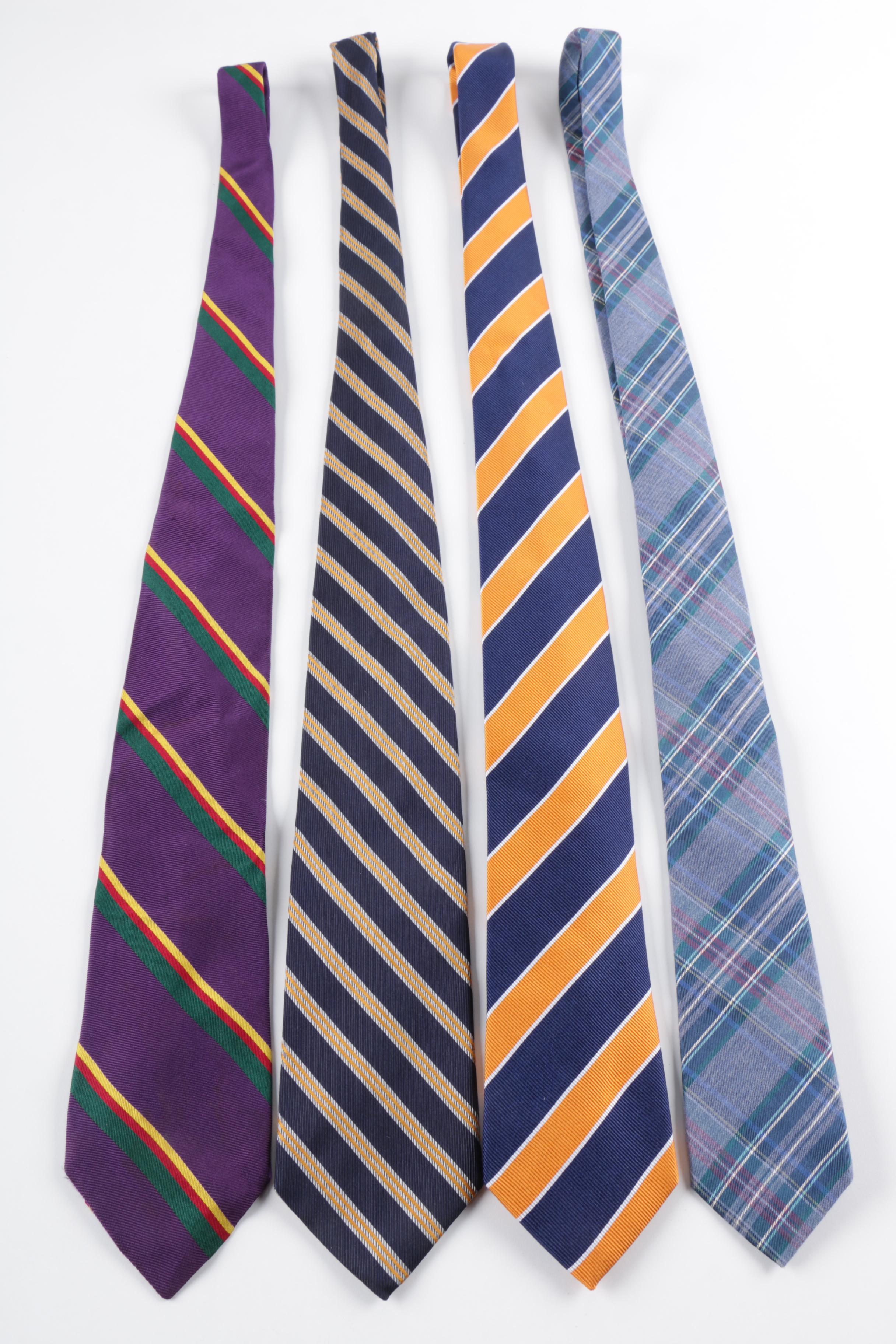 Neckties and Bow Ties Including Brooks Brothers and Vineyard Vines