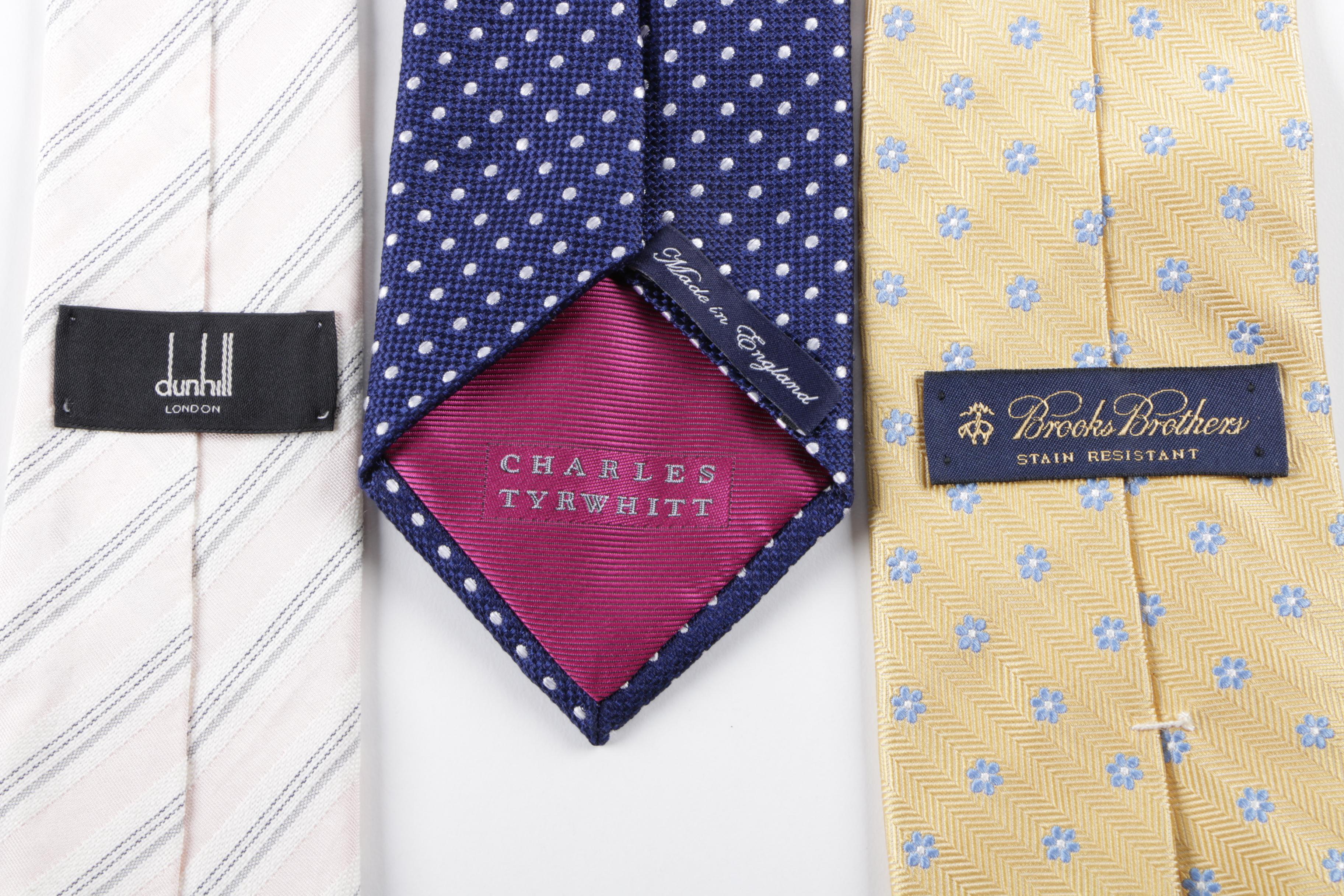 Neckties and Bow Ties Including Brooks Brothers and Vineyard Vines