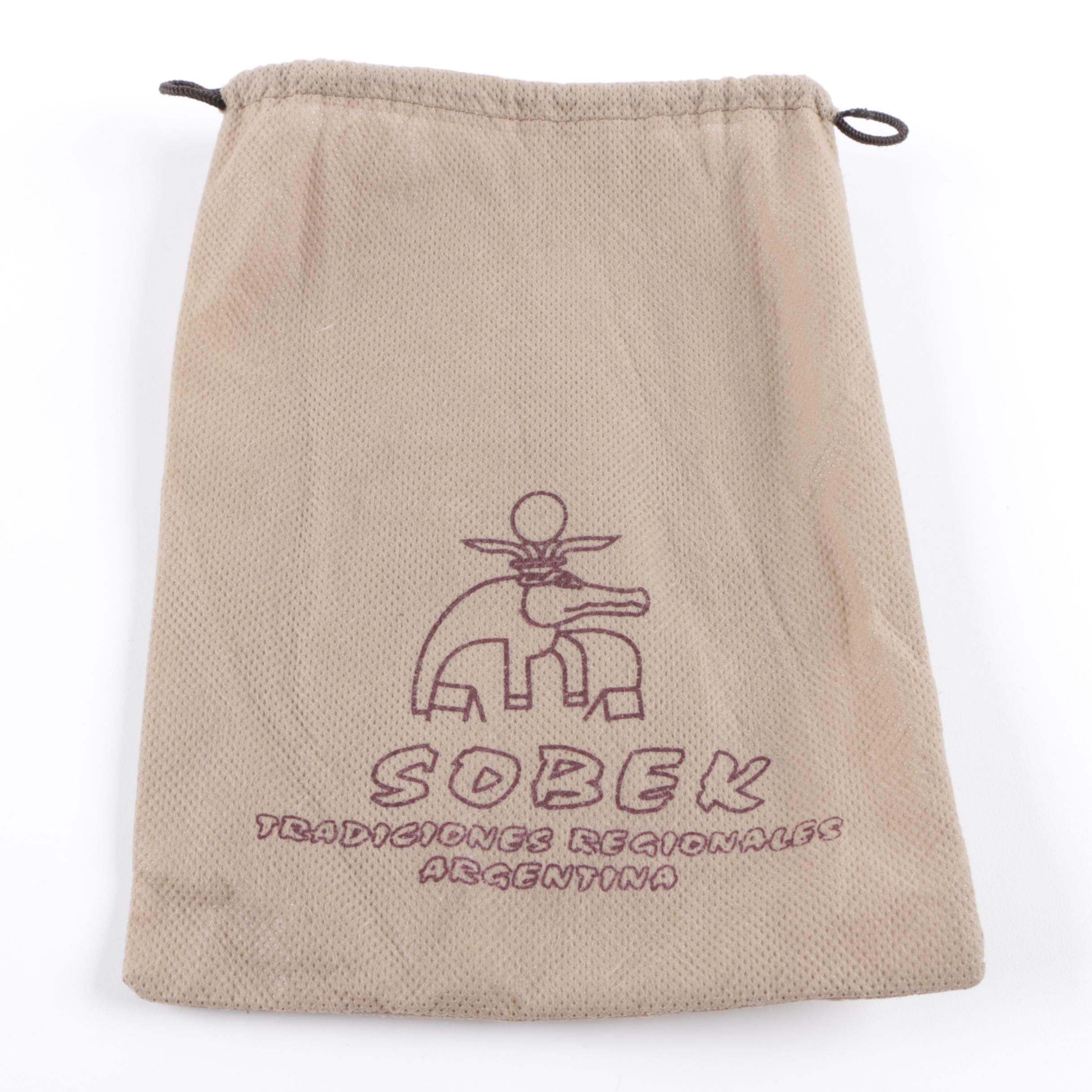 Brown Suede Gloves with Beaver Fur Lining