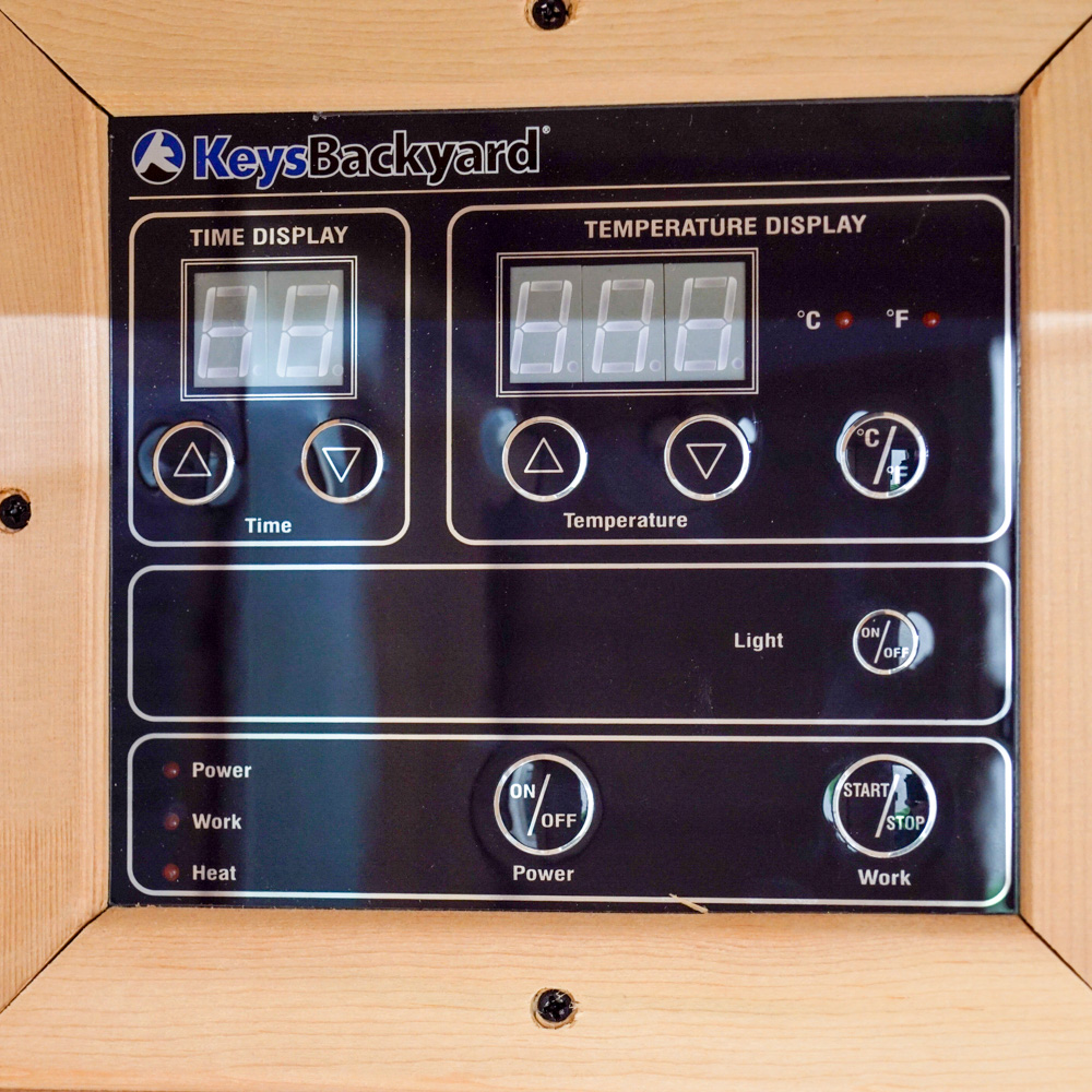 Keys Backyard Infrared Two Person Indoor Sauna