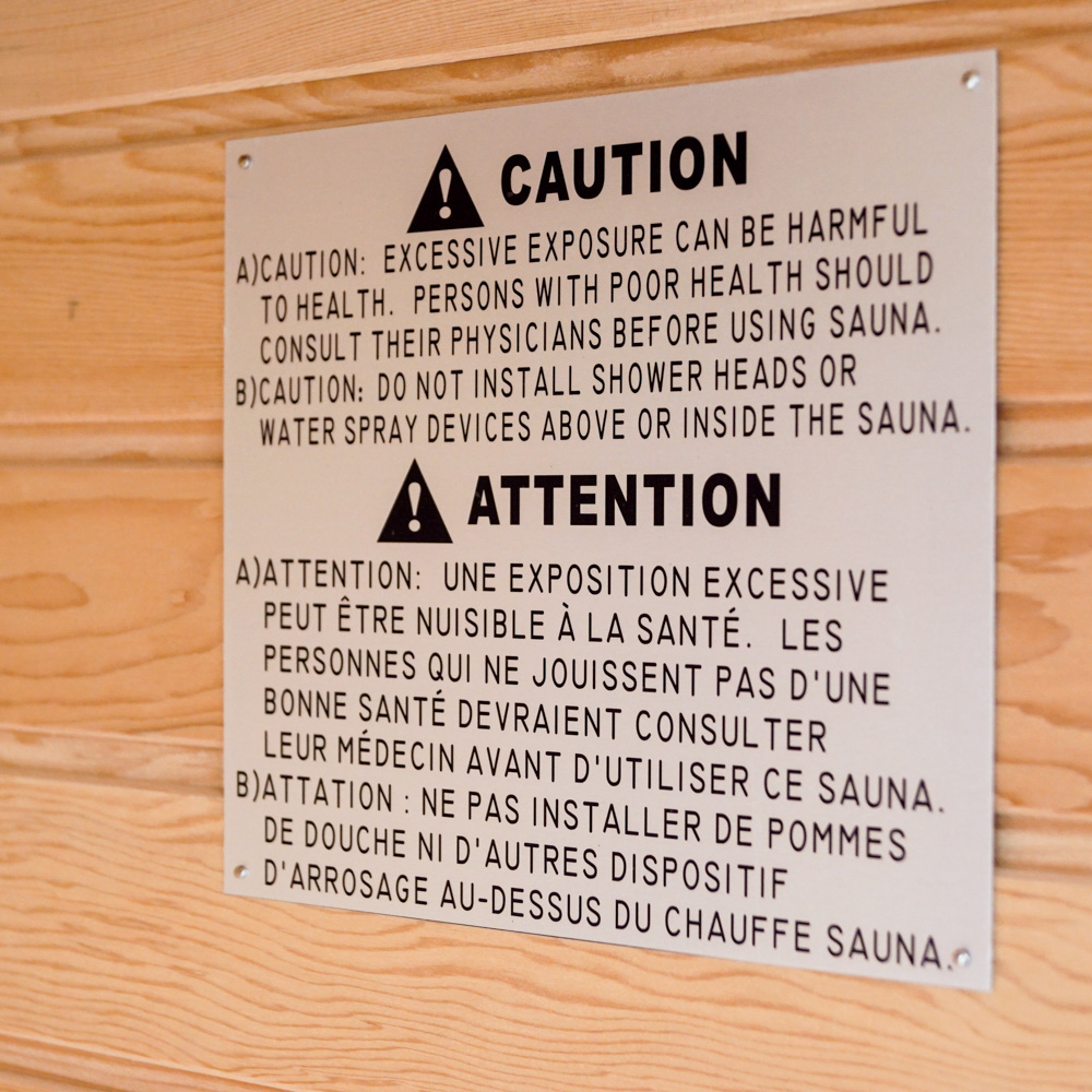 Keys Backyard Infrared Two Person Indoor Sauna