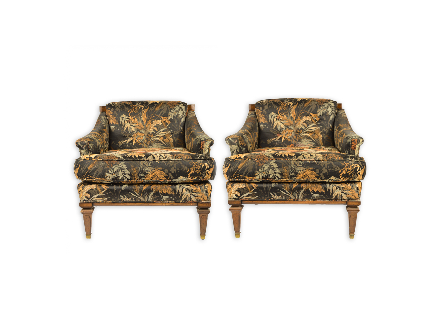 Louis XVI Style "Upholsterer's Workshop" Lounge Chairs