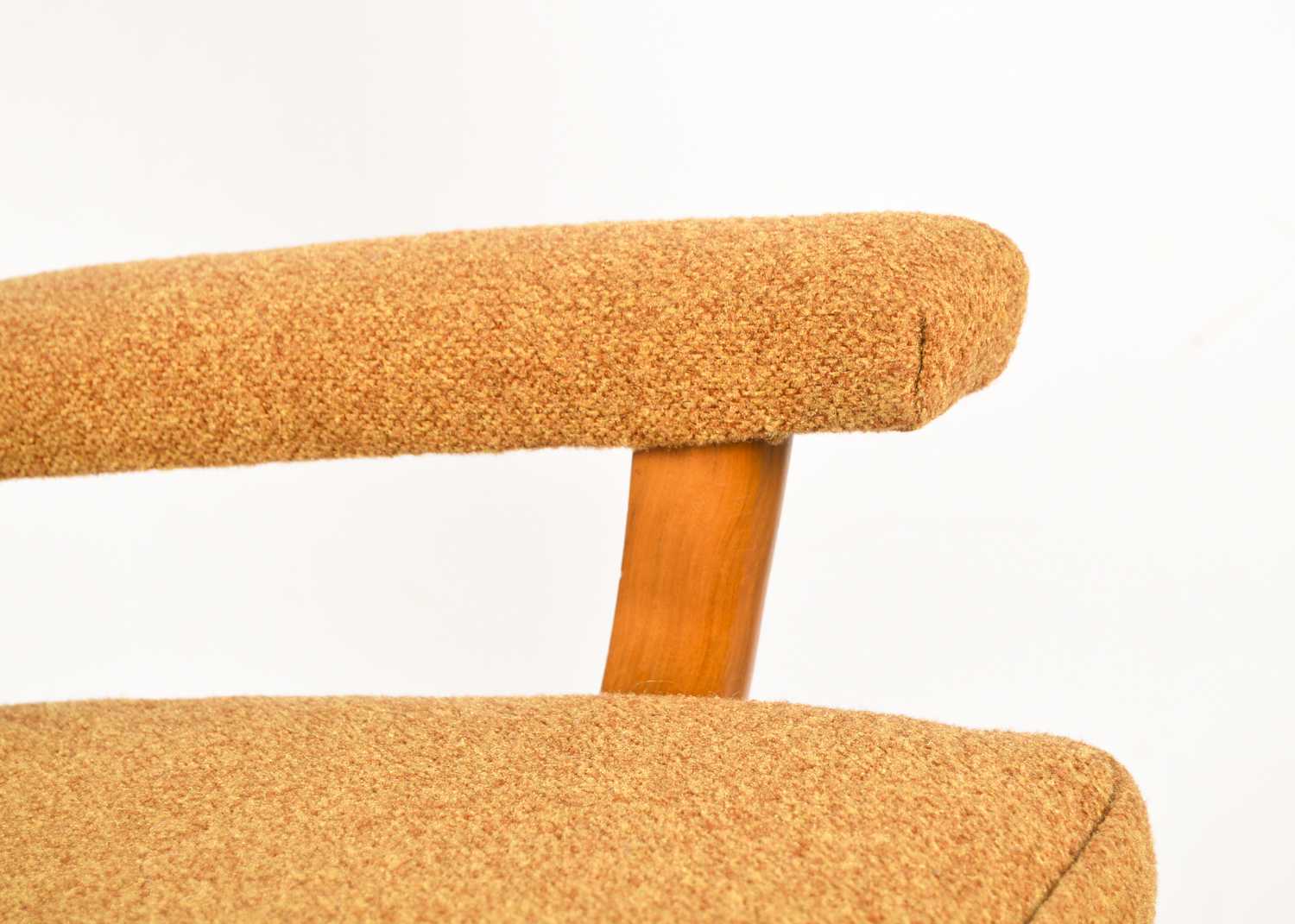 Mid Century Modern Upholstered Swivel Chair