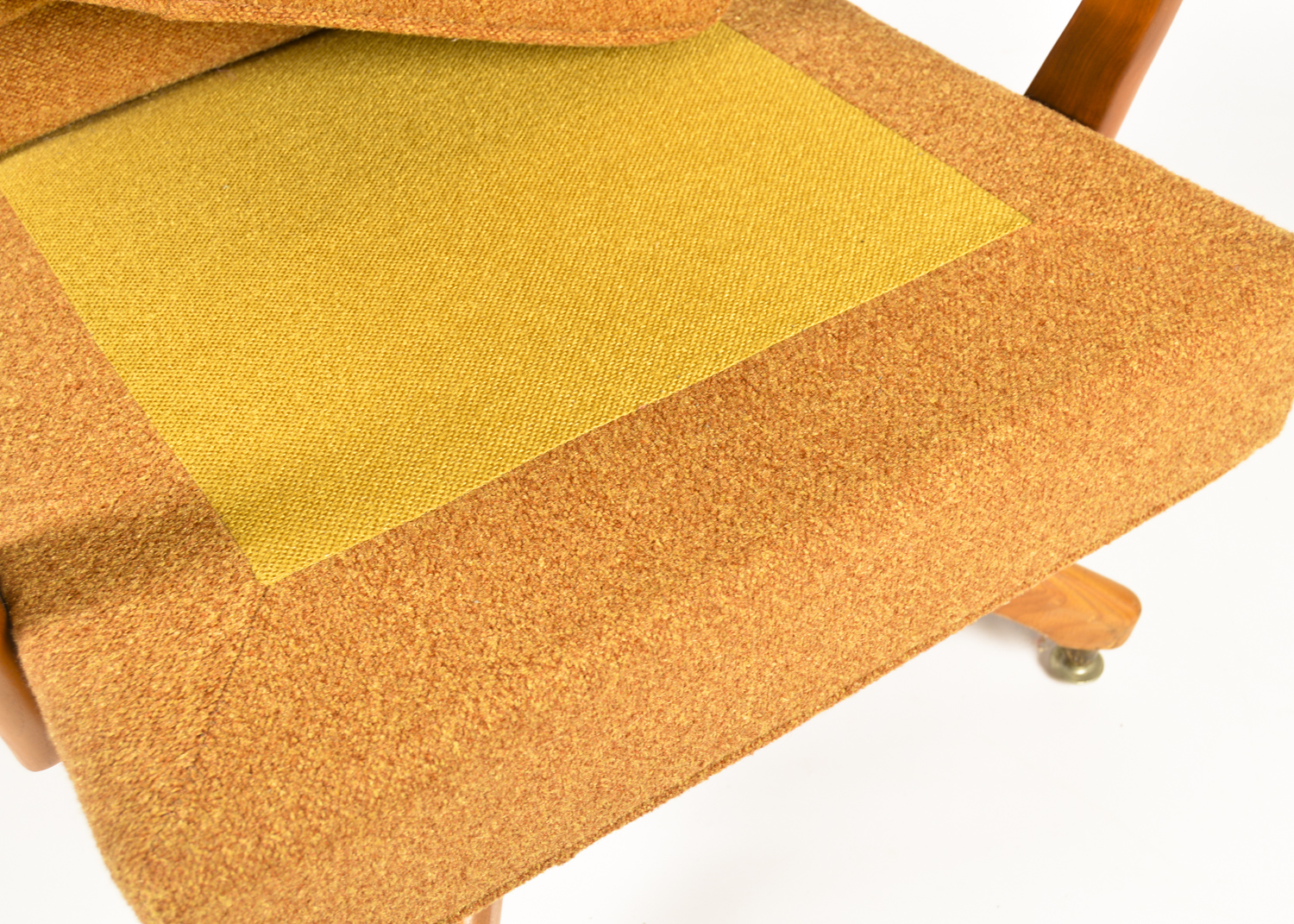 Mid Century Modern Upholstered Swivel Chair