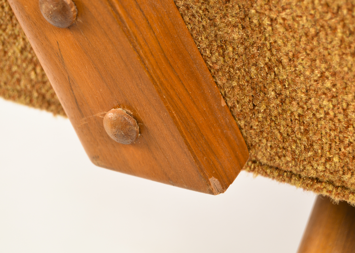 Mid Century Modern Upholstered Swivel Chair