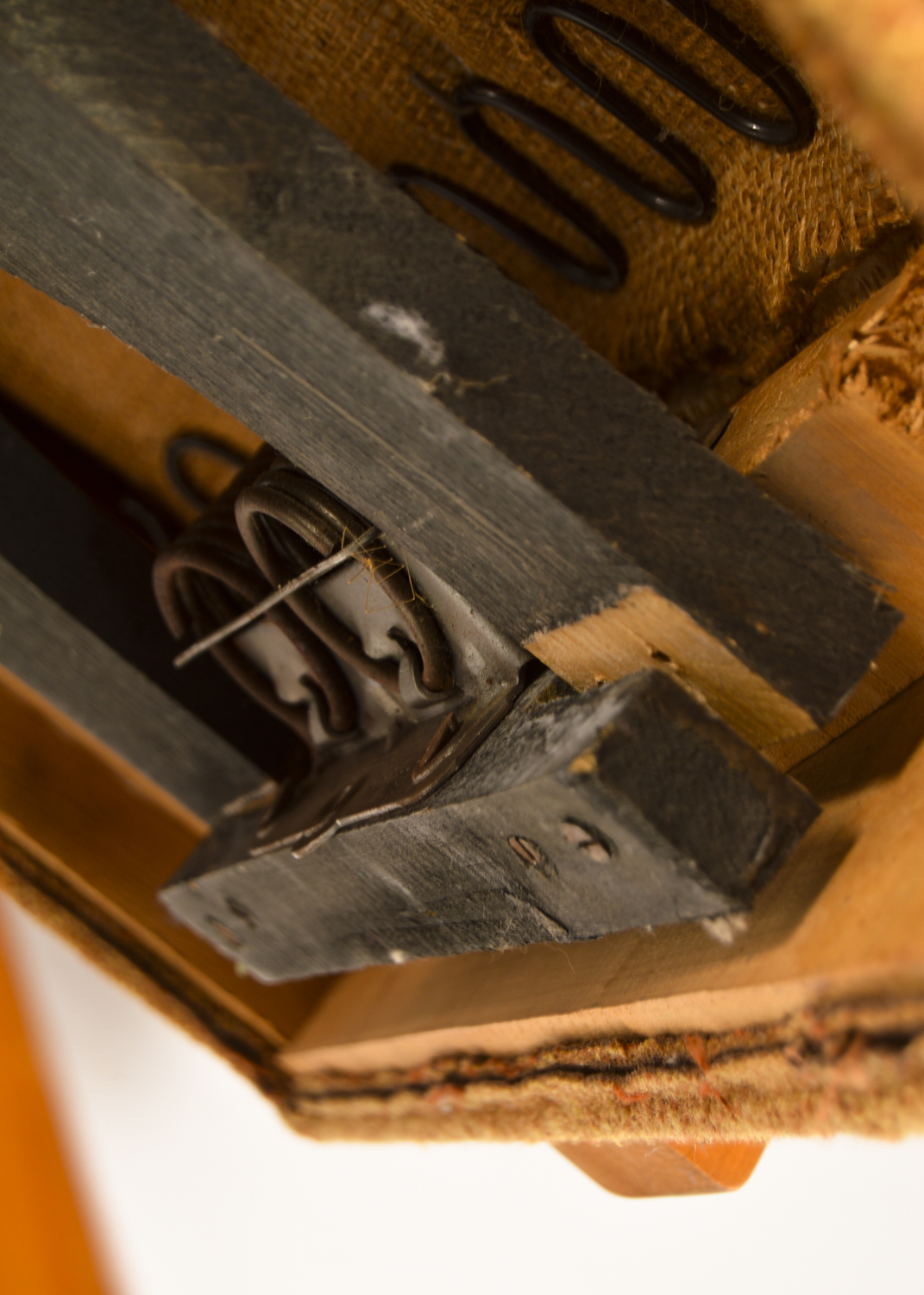 Mid Century Modern Upholstered Swivel Chair