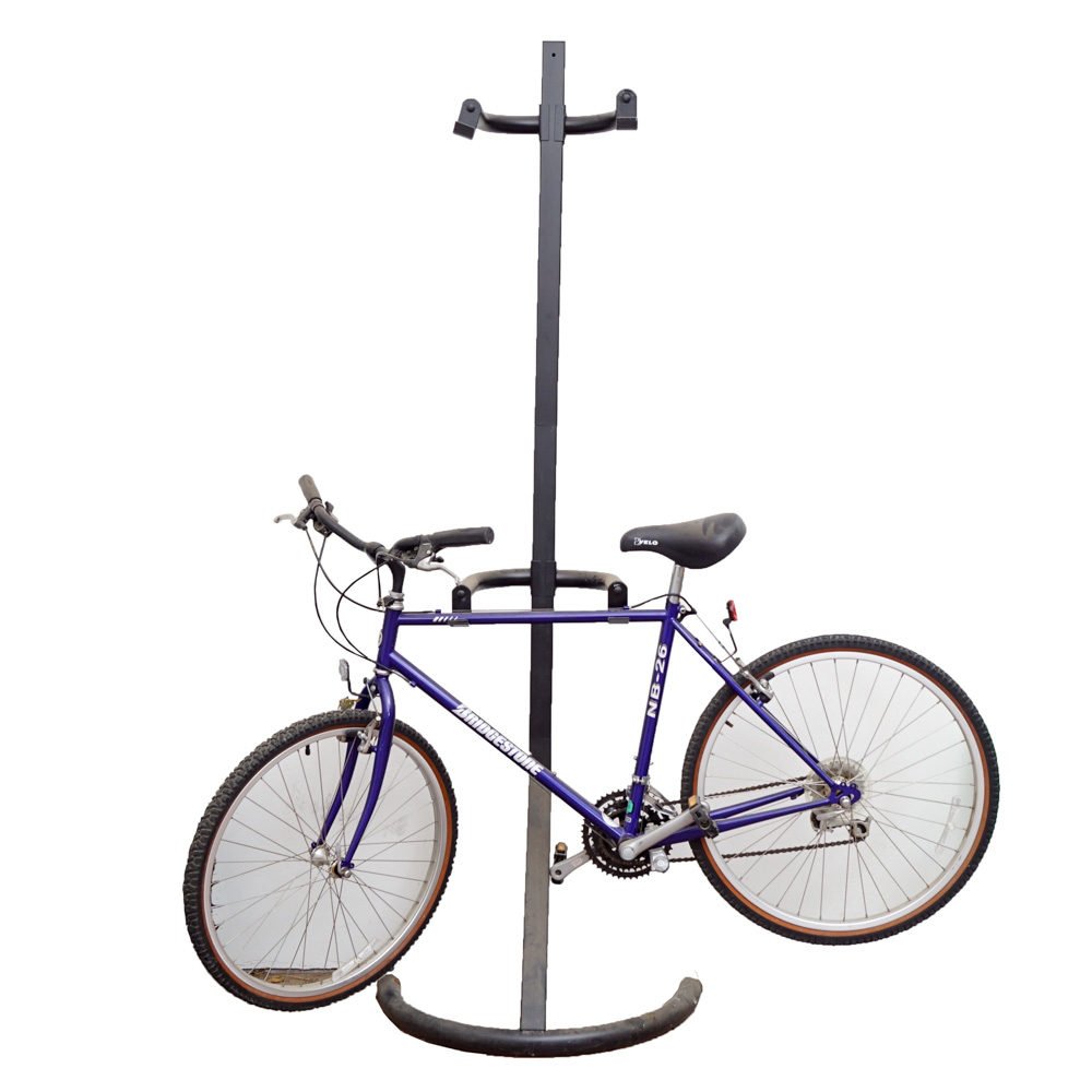 Circa 1990s Bridgestone NB-26 Bicycle and Two-Bicycle Storage Stand