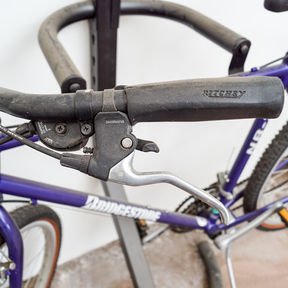 Circa 1990s Bridgestone NB-26 Bicycle and Two-Bicycle Storage Stand