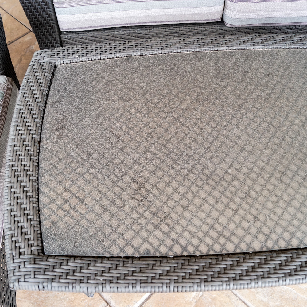 Four-Piece Wicker Patio Furniture Set