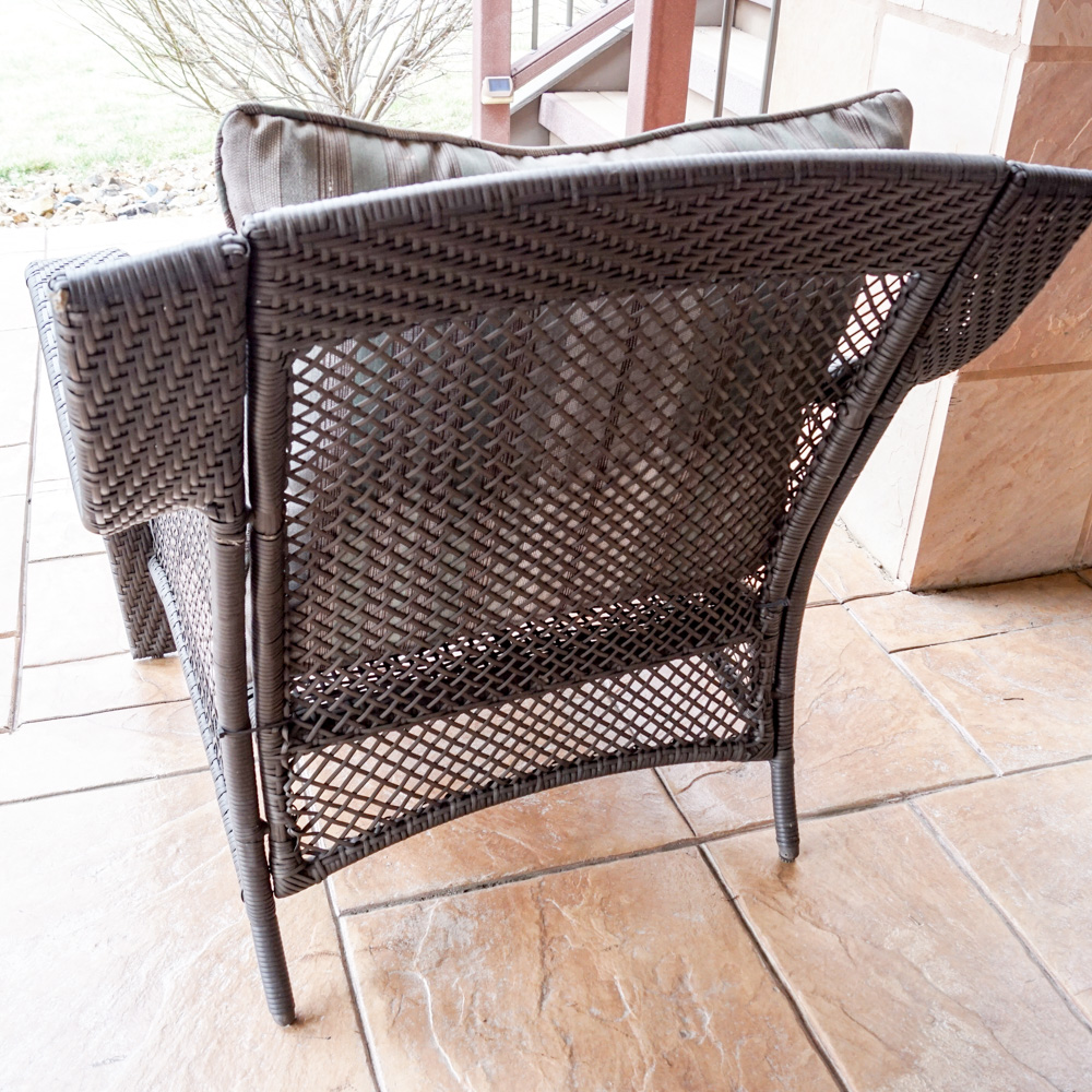 Four-Piece Wicker Patio Furniture Set
