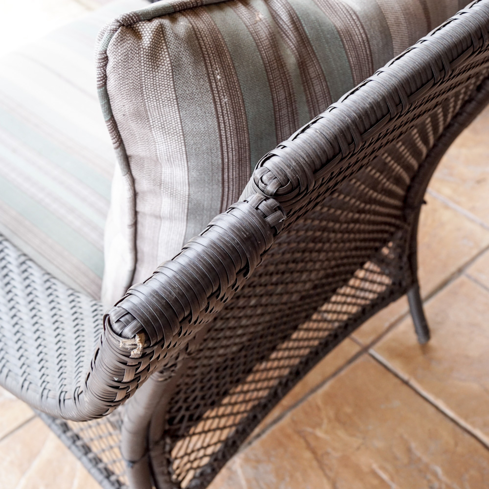 Four-Piece Wicker Patio Furniture Set