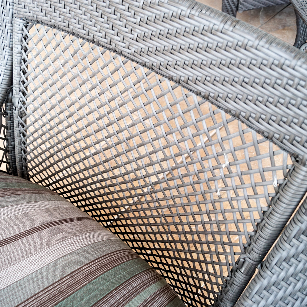 Four-Piece Wicker Patio Furniture Set