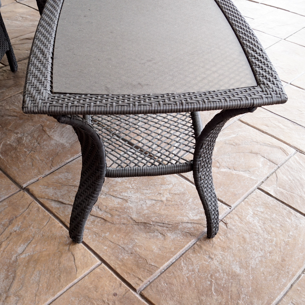 Four-Piece Wicker Patio Furniture Set