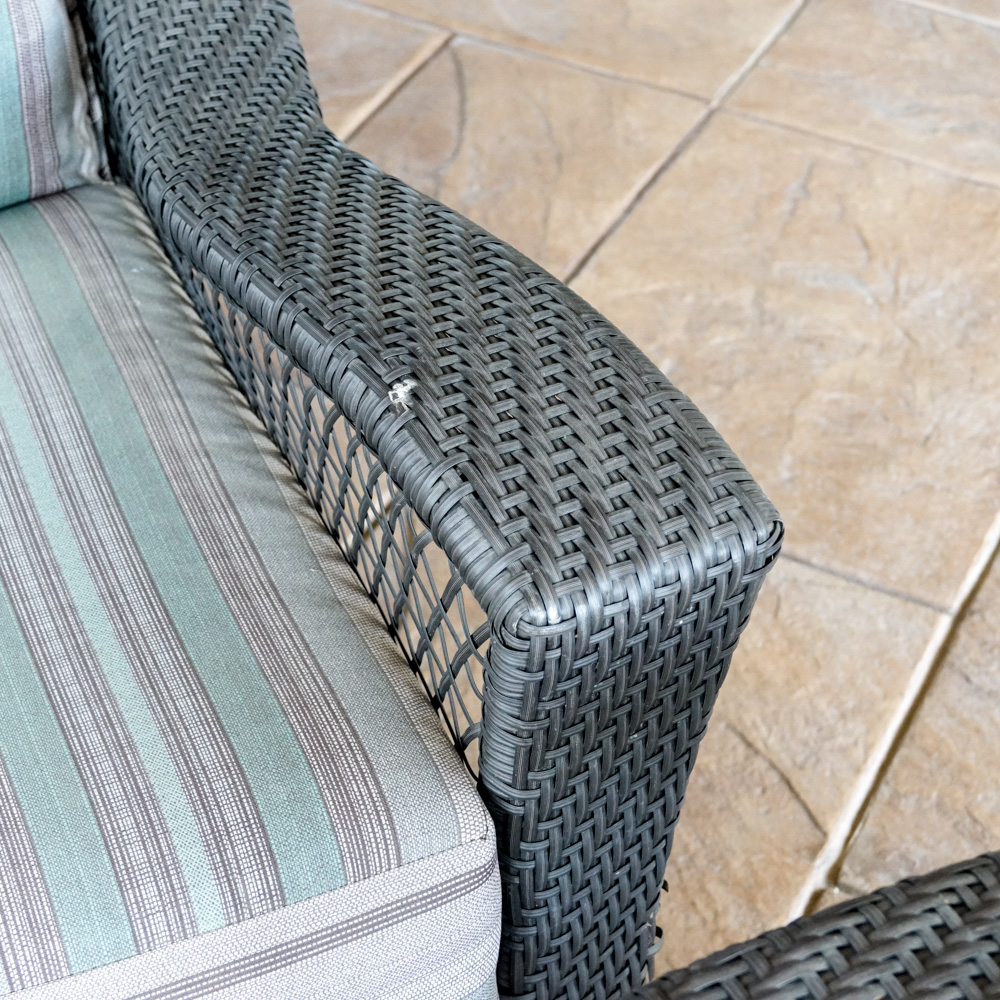 Four-Piece Wicker Patio Furniture Set