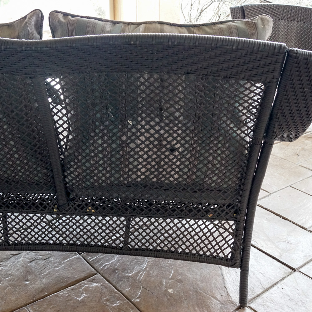 Four-Piece Wicker Patio Furniture Set