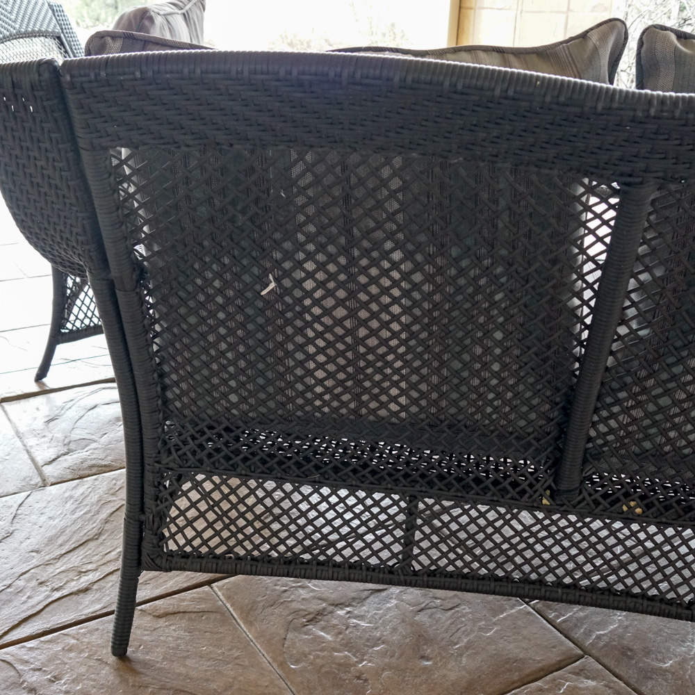 Four-Piece Wicker Patio Furniture Set