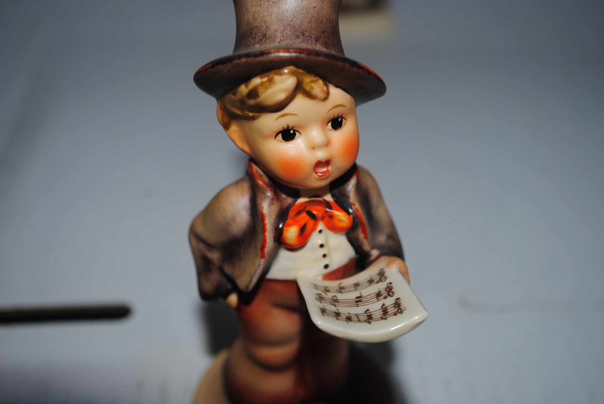 Hummel "Street Singer" and "Meditation" Porcelain Figurines