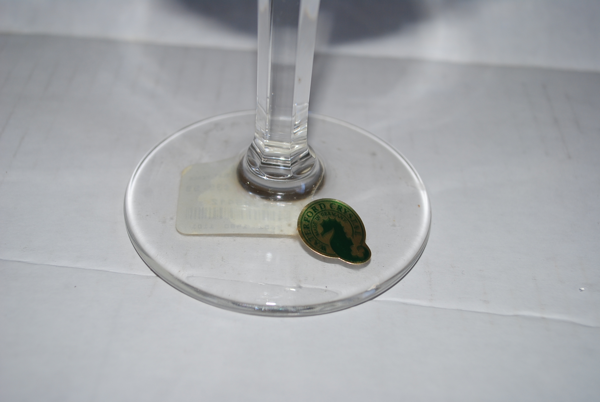 Waterford Crystal "Millennium Series: Peace" Hock Toasting Goblets