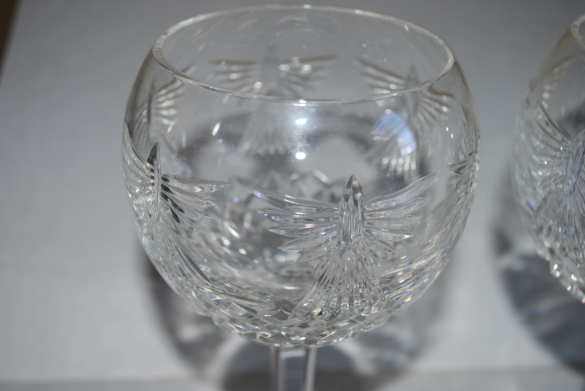 Waterford Crystal "Millennium Series: Peace" Hock Toasting Goblets