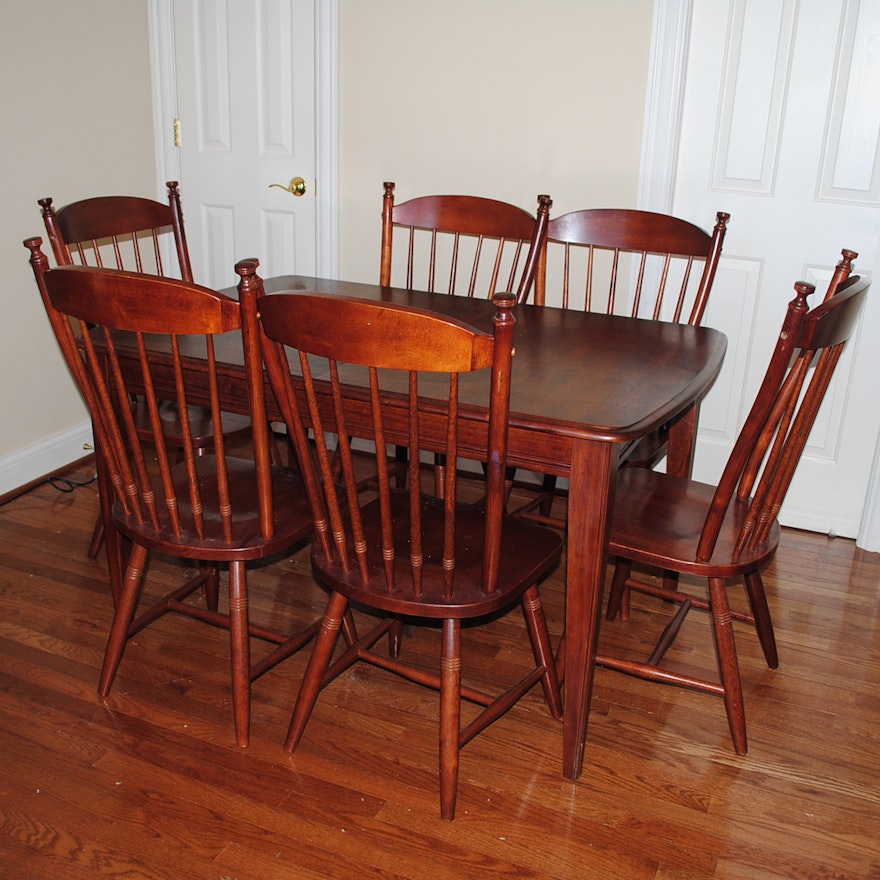 Dining Table with Windsor Style Chairs