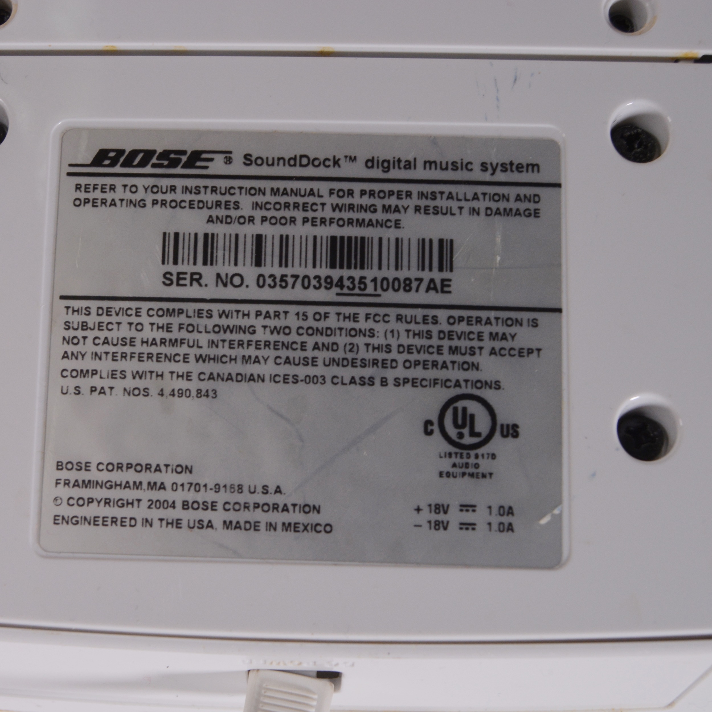 Bose SoundDock Digital Music System