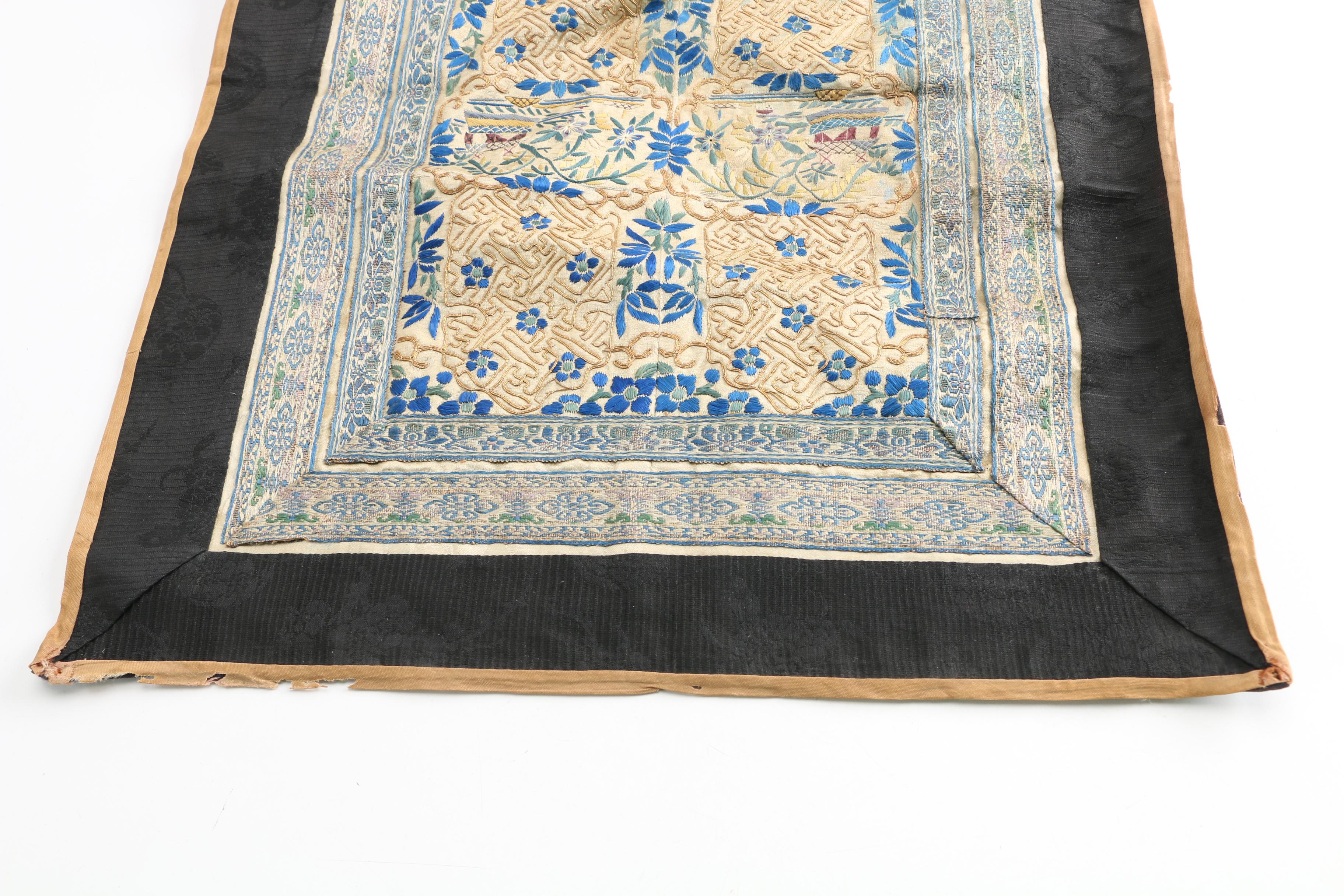 Vintage Chinese Embroidery Including Guangdong Army Certificate of Merit