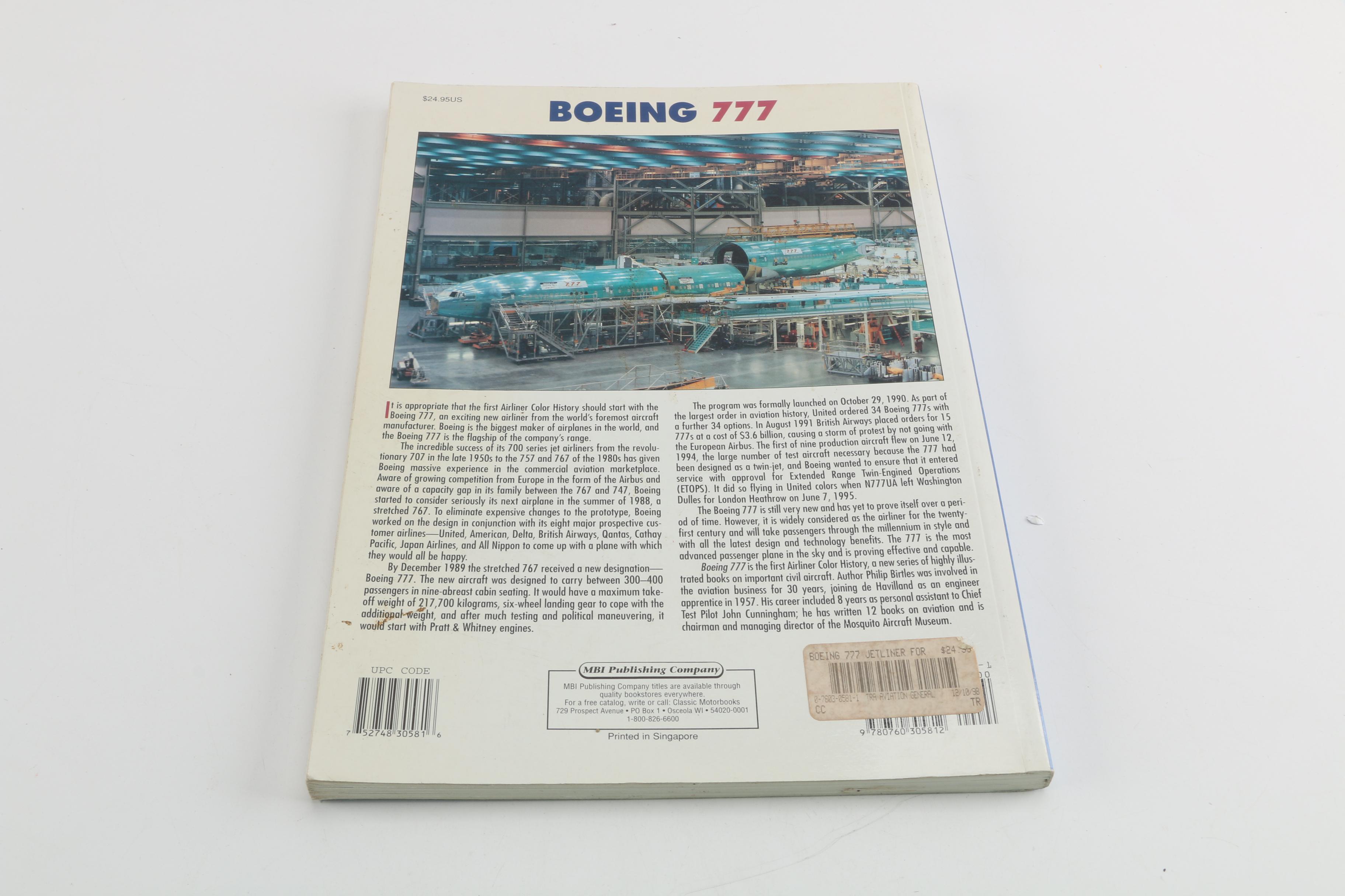 "Modern Military Aircraft" Book with Assorted Airline Memorabilia