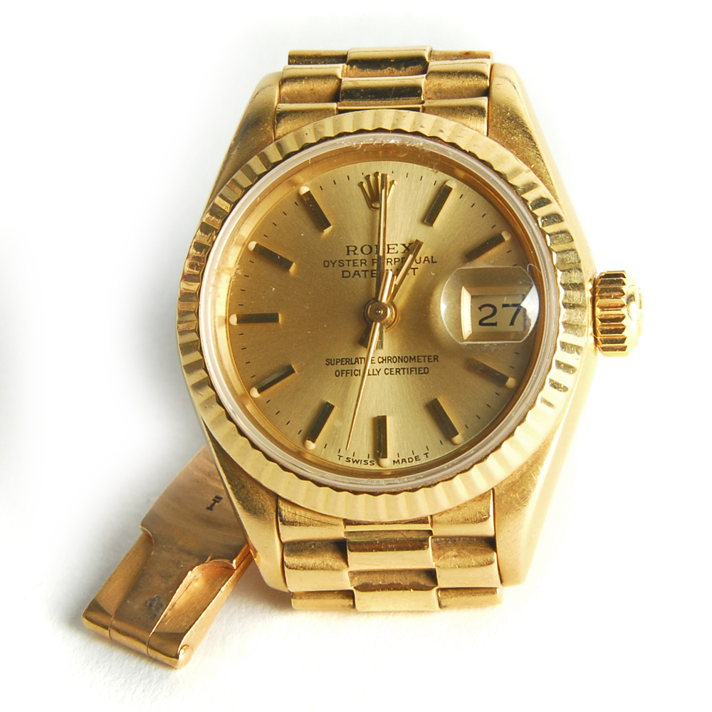 Rolex President 18K Yellow Gold Datejust Watch
