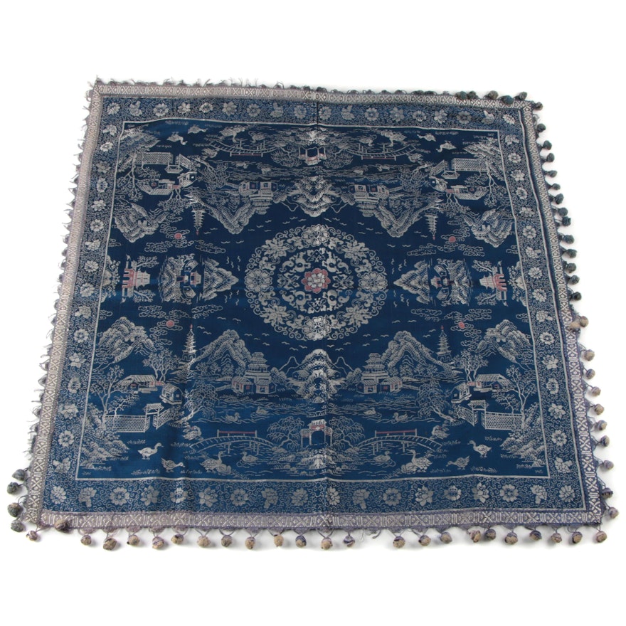 Vintage Chinese Brocade Tapestry