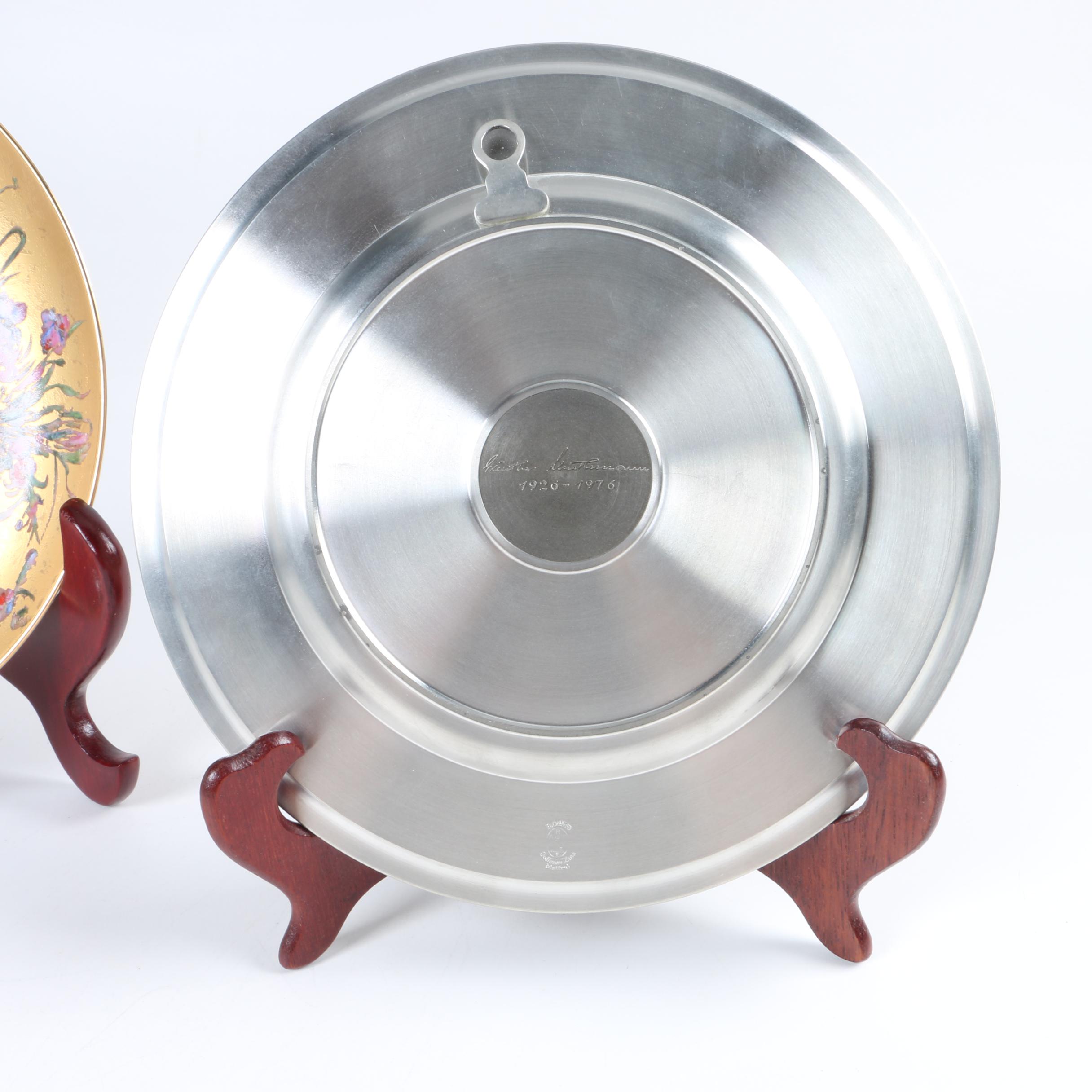 Edna Hibe "Iris" Limited Edition Plate and Other Decorative Plates