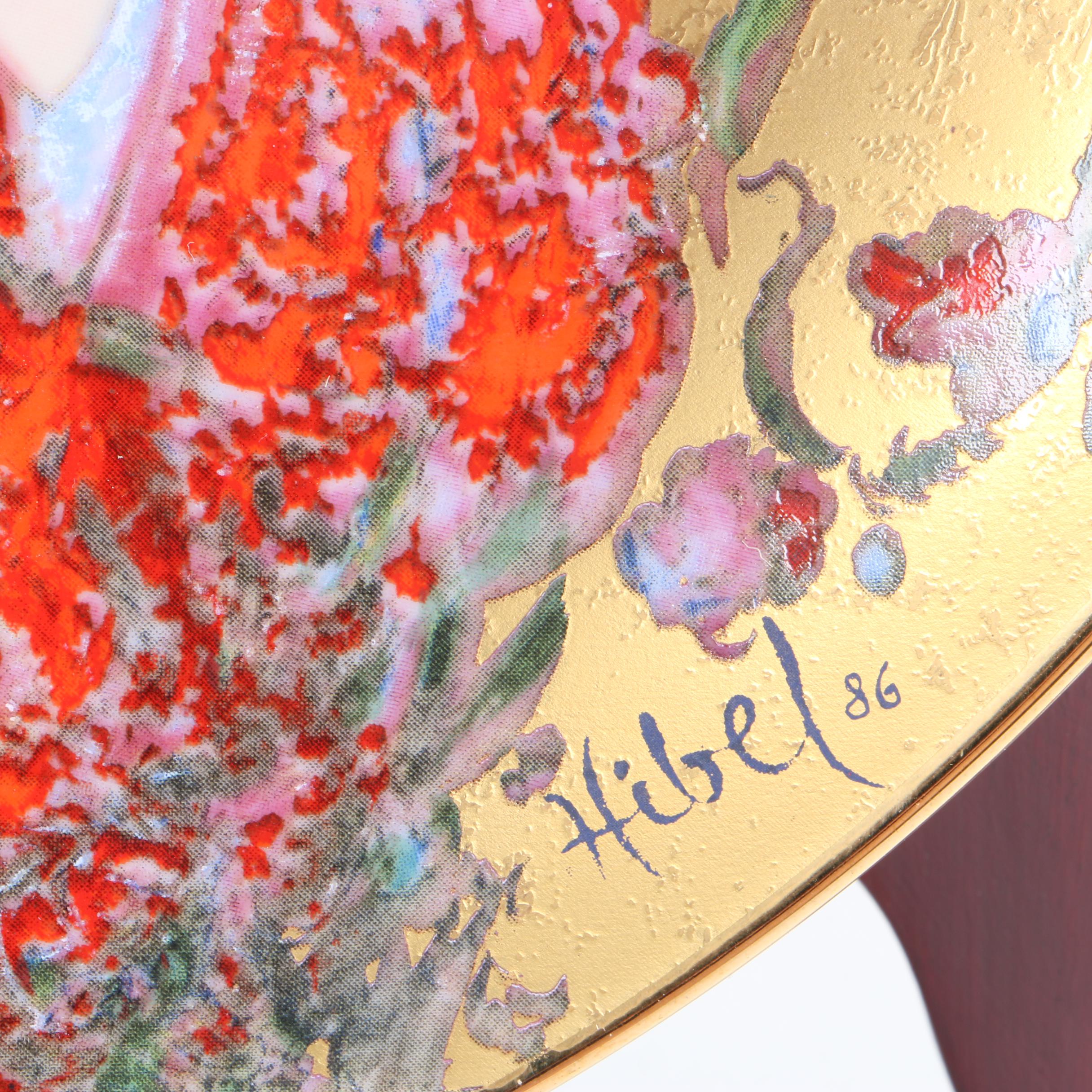 Edna Hibe "Iris" Limited Edition Plate and Other Decorative Plates